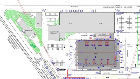Le Spot Mâcon plan du site