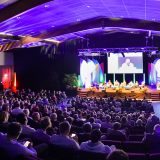 intérieur conférence salle Le Spot parc des expositions de Mâcon