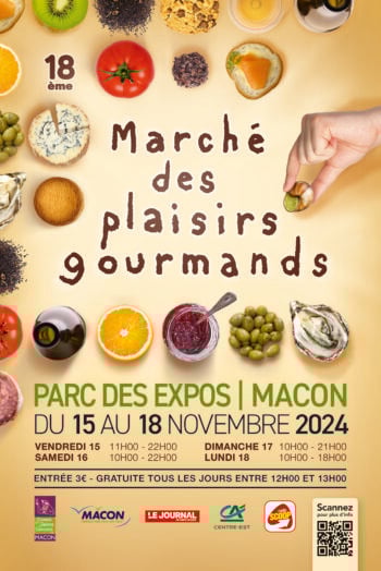 Marché des plaisirs gourmands Macon 2024