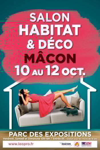 affiche salon habitat & déco macon
