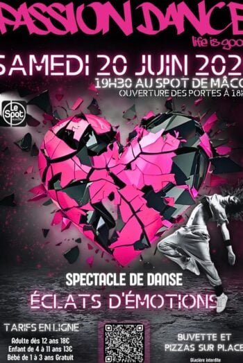 Affiche gala passion dance spot 2026