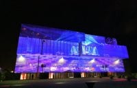 Projections visuels façade extérieure Le Spot Mâcon