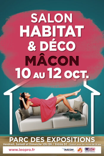 affiche salon habitat & déco macon